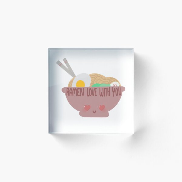 Aperçu de l'œuvre Ramen Love With You - Bol de nouilles - Jeu de mots - Ramen Pun - Jeu de nouilles créée et vendue par GoodMoodFood.