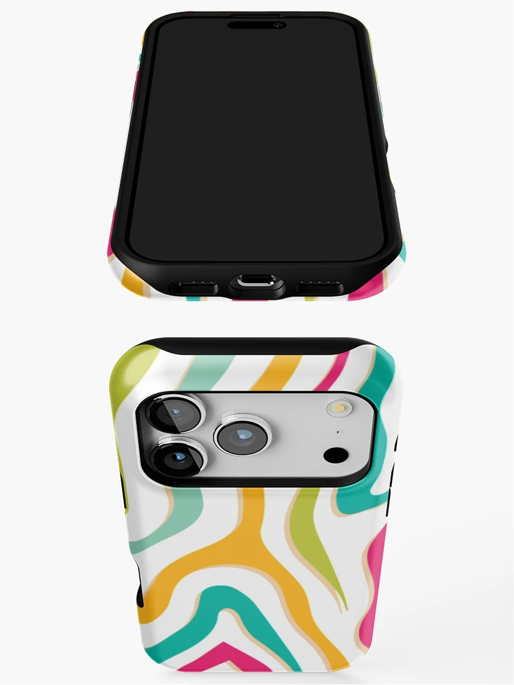 Thumbnail 3 of 4, iPhone Case, Colorful Zebra Pattern designed and sold by TSlayerMerch.