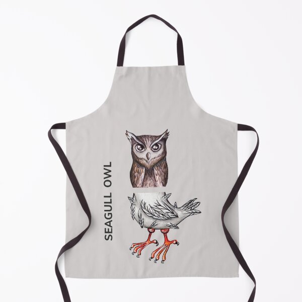 Item preview, SEAGULL OWL by FrankenDuo rakaia swiss grey designed and sold by FrankenDuo.