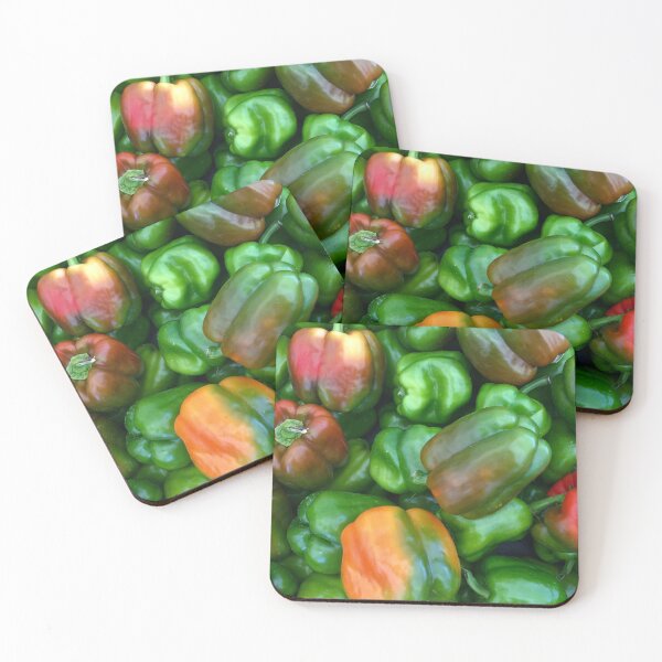 Item preview, Summer Bell Peppers Green & Red designed and sold by Miller Cornelius.