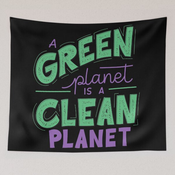 Item preview, A Great Planet Is A Clean Planet Eco Friendly Husband Wife Friend Gift designed and sold by cattiktoks1718.