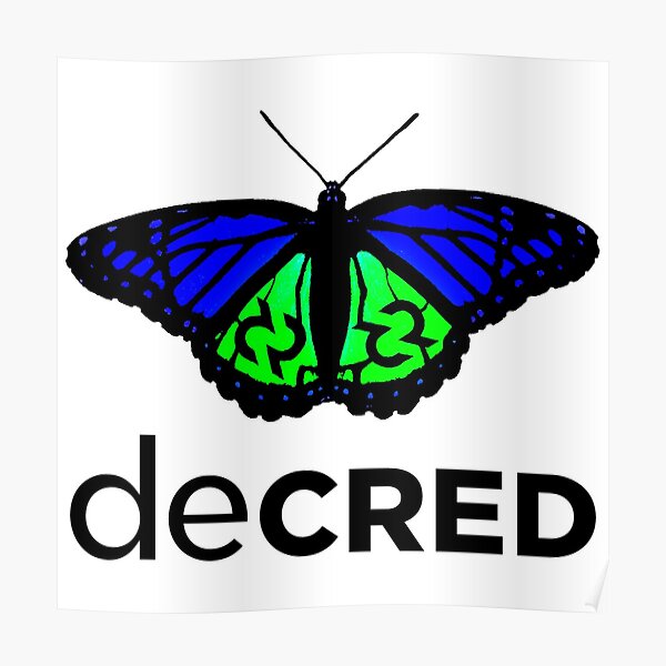 Decred evolved v1 Poster