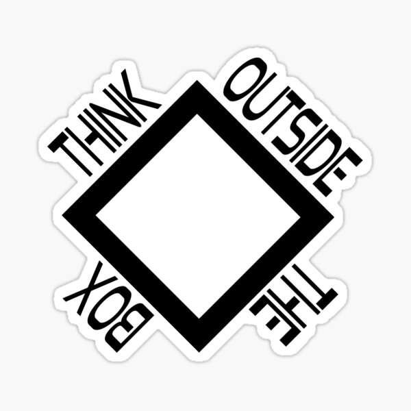 Item preview, Think outside the box. designed and sold by krinima.