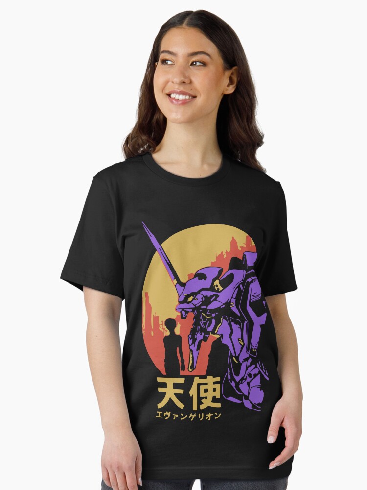 Thumbnail 2 of 7, Essential T-Shirt, Neon Genesis Evangelion Retro Vintage designed and sold by Teebuya.