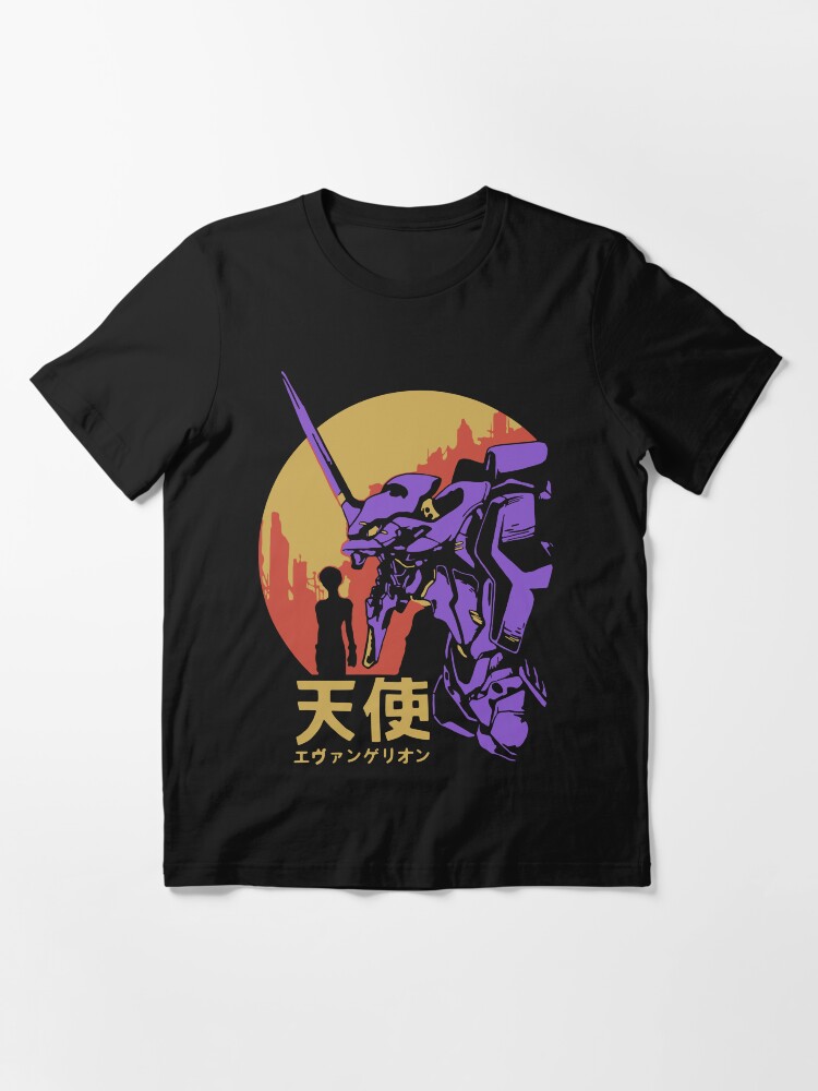 Thumbnail 3 of 7, Essential T-Shirt, Neon Genesis Evangelion Retro Vintage designed and sold by Teebuya.