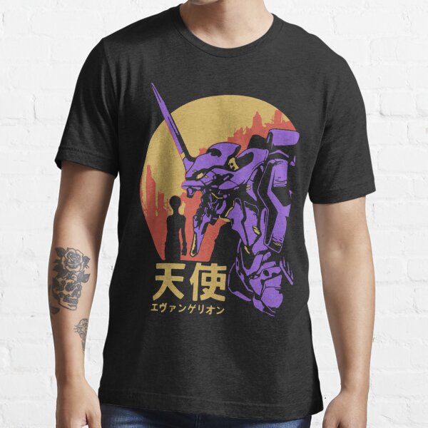 Neon Genesis Evangelion Retro Vintage Camiseta esencial