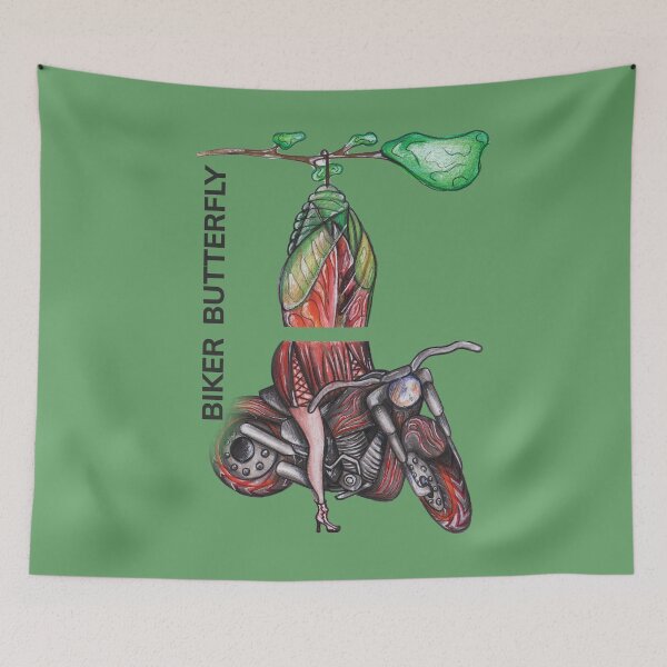 Item preview, BIKER BUTTERFLY by FrankenDuo epiphany green designed and sold by FrankenDuo.
