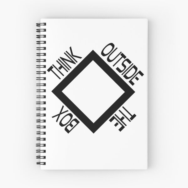 Item preview, Think outside the box (black lettering). designed and sold by krinima.