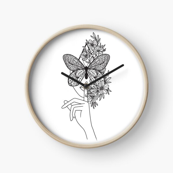 Feminine grace Clock