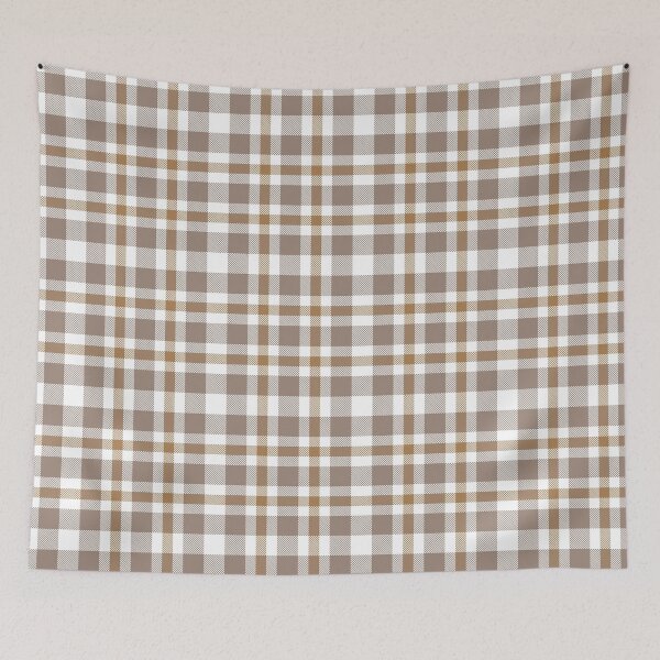 Artikelvorschau, Brown Taupe Plaid Tartan Textured Pattern entworfen und verkauft von Siu-Hong Mok.