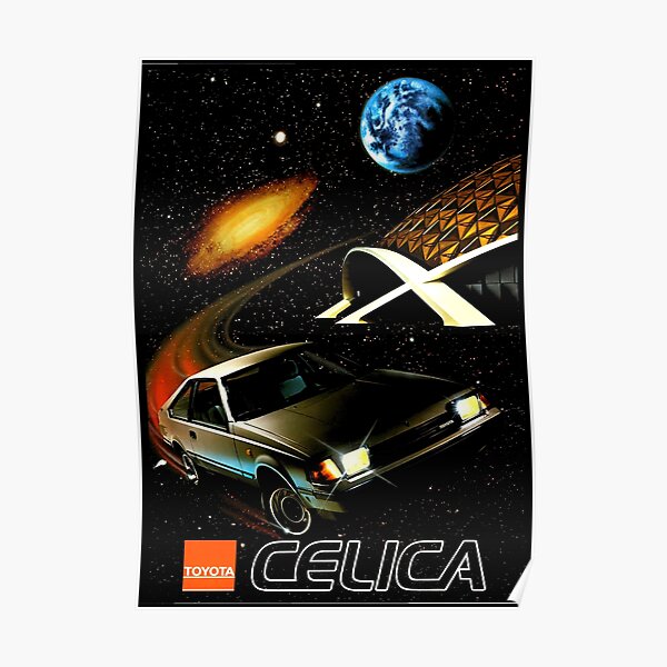 TOYOTA CELICA Poster