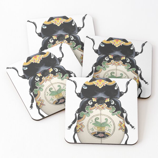 Item preview, Black and white porcelainbeetle designed and sold by Staffan84.