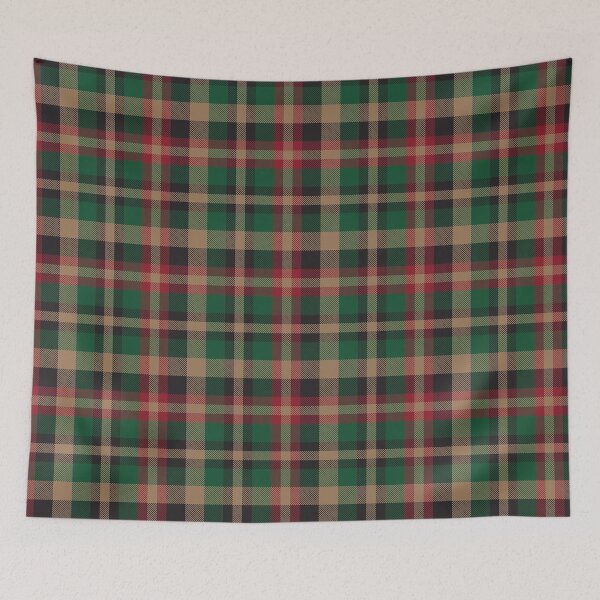 Artikelvorschau, Christmas Plaid Tartan Textured Pattern entworfen und verkauft von Siu-Hong Mok.