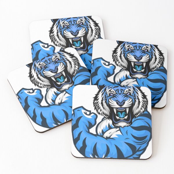 Item preview, Blue muscle strong tiger design gym designed and sold by StarDust43.