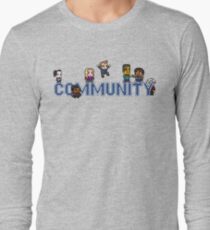 Community Logo with Characters Long Sleeve T-Shirt