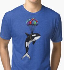 Big Orca, Bigger Dreams Tri-blend T-Shirt