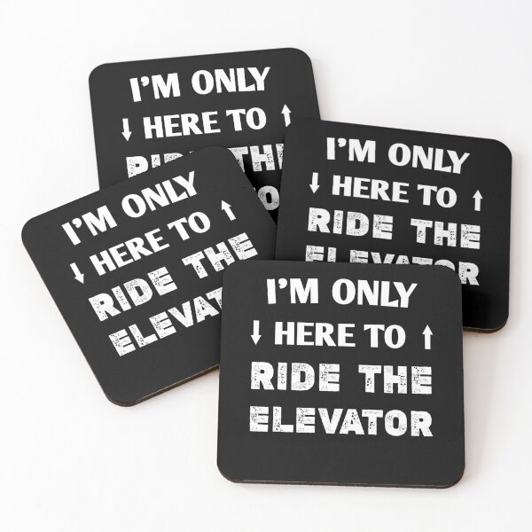 Item preview, Funny Elevator Mechanic I'm Only Here To Ride The Elevator, Elevator installers funny quote saying gift idea,elevator constructor designed and sold by Essakhi12.