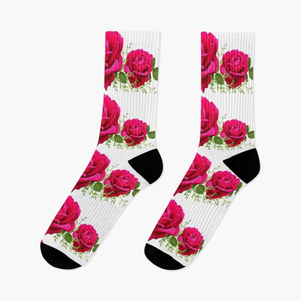 Item preview, Red roses in the old-fashioned way (vintage) designed and sold by LindaLG.