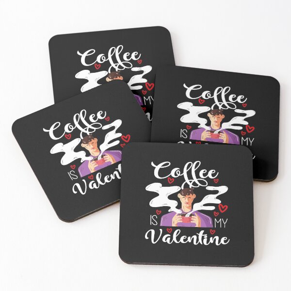Item preview, Coffee is my Valentine designed and sold by sketchypages.