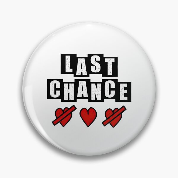 Item preview, Last Chance with hearts - White designed and sold by BusyMonkeys.