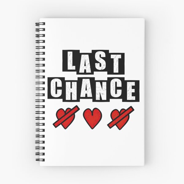 Item preview, Last Chance with hearts - White designed and sold by BusyMonkeys.