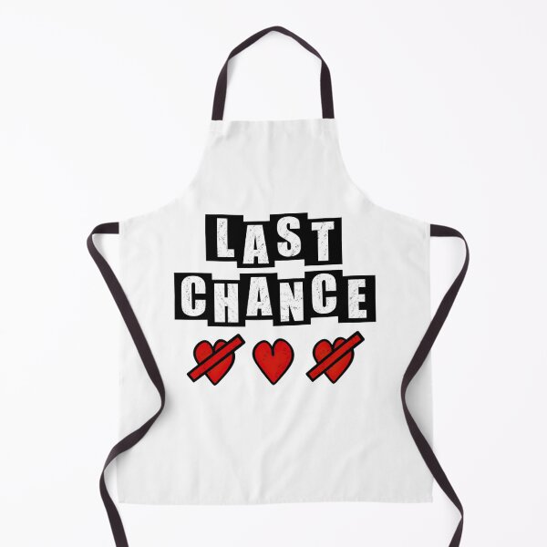 Item preview, Last Chance with hearts - White designed and sold by BusyMonkeys.