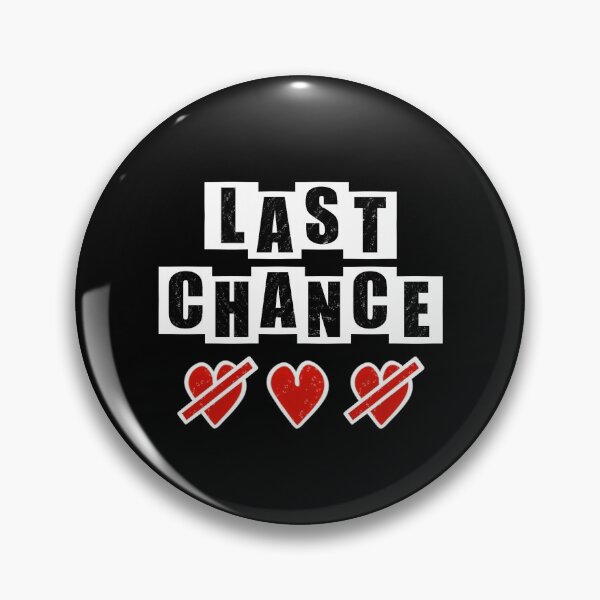 Item preview, Last Chance with hearts - Black designed and sold by BusyMonkeys.