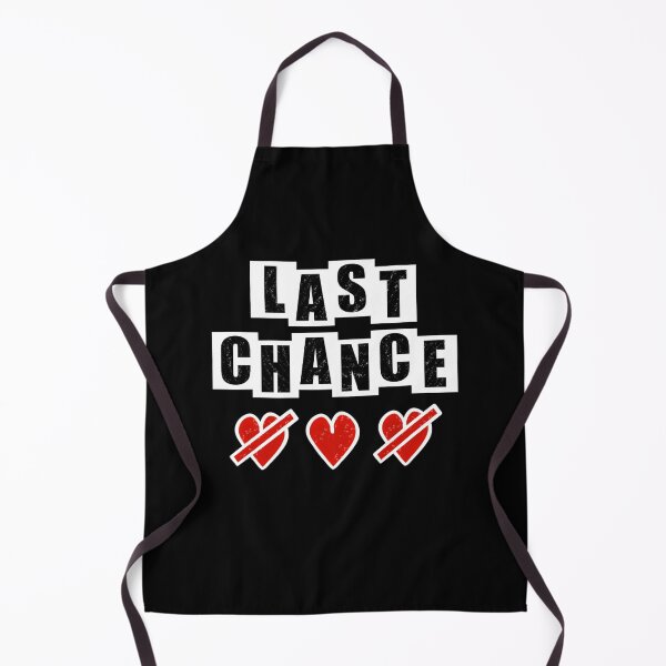 Item preview, Last Chance with hearts - Black designed and sold by BusyMonkeys.