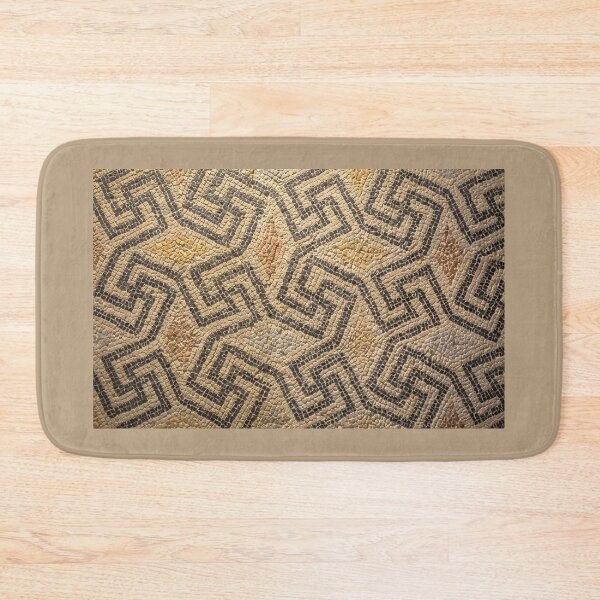 Item preview, Swastika symbol in ancient Celtic mosaic decoration. designed and sold by Paolo Modena Photography    -   Fine Italian Art.