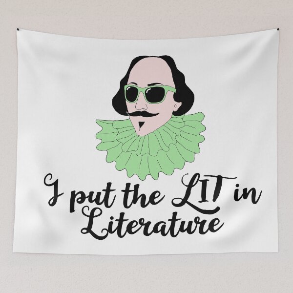Item preview, Shakespeare I put the LIT in literature designed and sold by Aura-E.