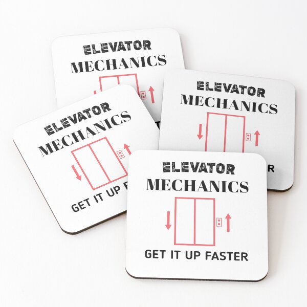Item preview, Elevator Mechanics Get It Up Faster, Elevator installers funny quote saying gift idea,elevator constructor designed and sold by Essakhi12.