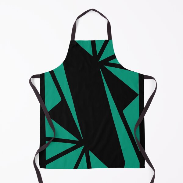 Item preview, Abstract art deco pattern green black designed and sold by aapshop.