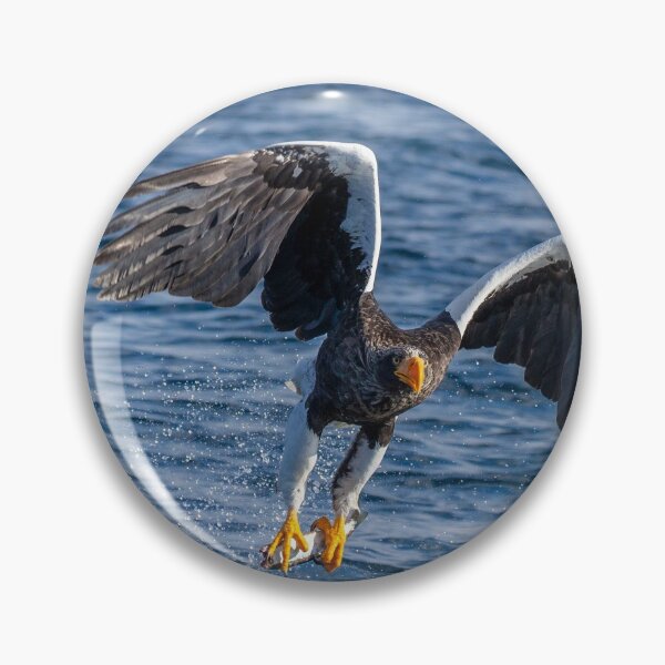 Item preview, Eagle Catching Fish In Ocean designed and sold by JTS STORE.
