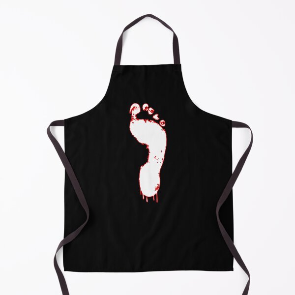 Item preview, Red footprint running - red dripping effect (Red January). Red Dark mode. designed and sold by Deegital18.