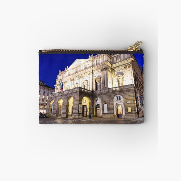 Item preview, Theatre La Scala in Milan, Italy, by night. One of the most famous Italian buildings - 1778.  designed and sold by Paolo Modena Photography    -   Fine Italian Art.