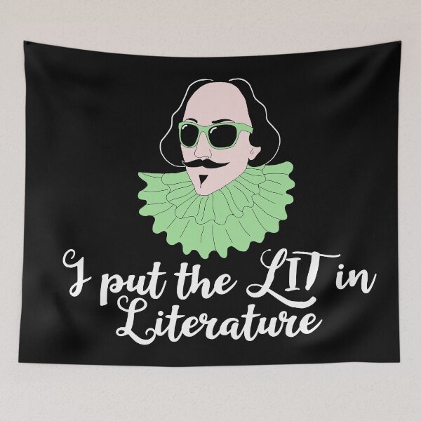 Item preview, Shakespeare I put the LIT in literature designed and sold by Aura-E.