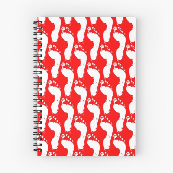 Item preview, Red footprint running - red dripping effect (Red January). Dark red mode. designed and sold by Deegital18.