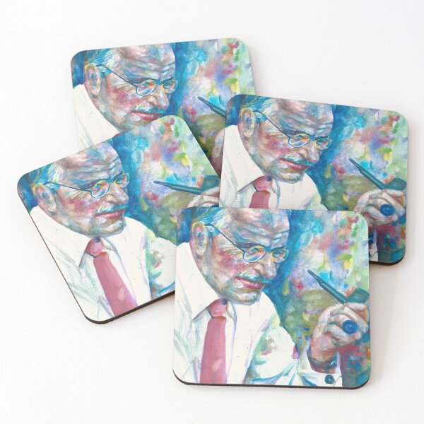 Item preview, CARL JUNG - watercolor portrait .11 designed and sold by lautir.
