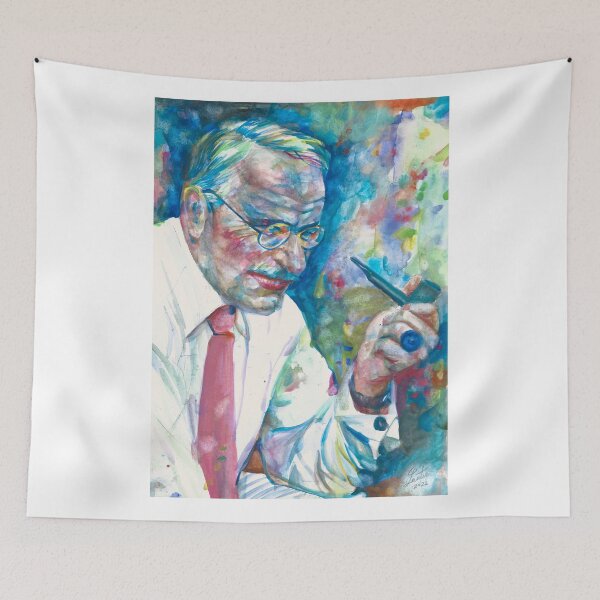 Item preview, CARL JUNG - watercolor portrait .11 designed and sold by lautir.