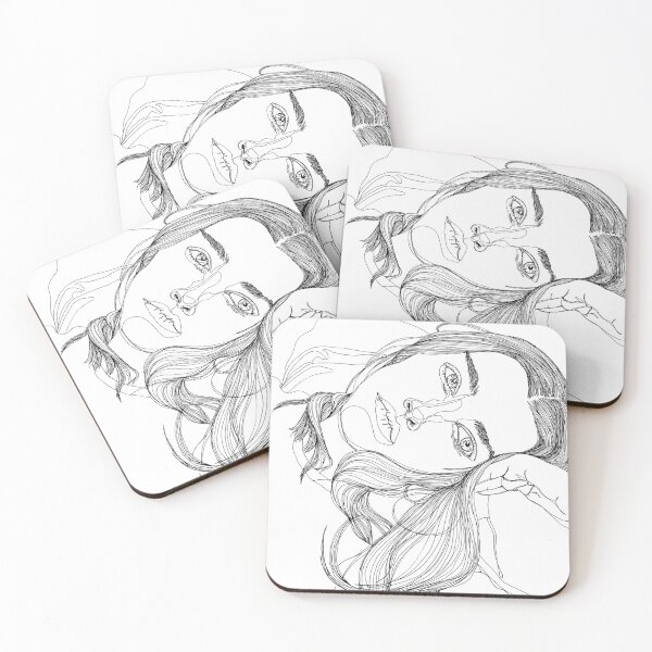 Item preview, Linear portrait designed and sold by Sandrinebgt.