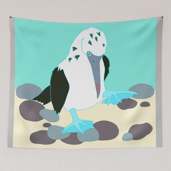 Item preview,  Blue footed booby bright designed and sold by orangerinka.