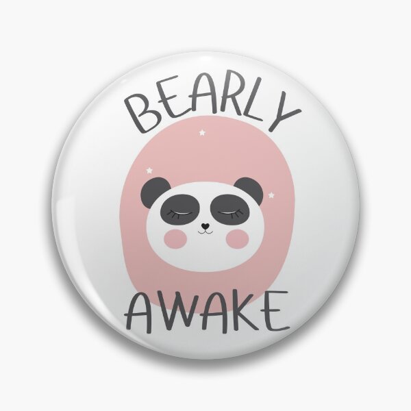 Item preview, Bearly Awake (Panda Version) designed and sold by casualism.