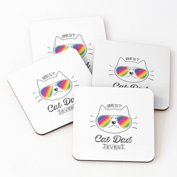 Item preview, Best Cat Dad Ever Sunglasses designed and sold by catsandmore.