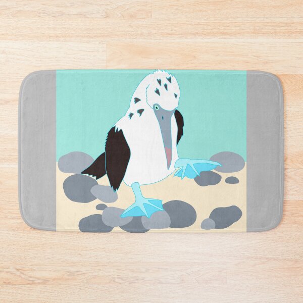 Item preview, Blue footed booby pastel designed and sold by orangerinka.
