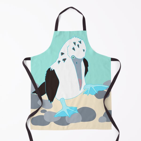 Item preview, Blue footed booby pastel designed and sold by orangerinka.