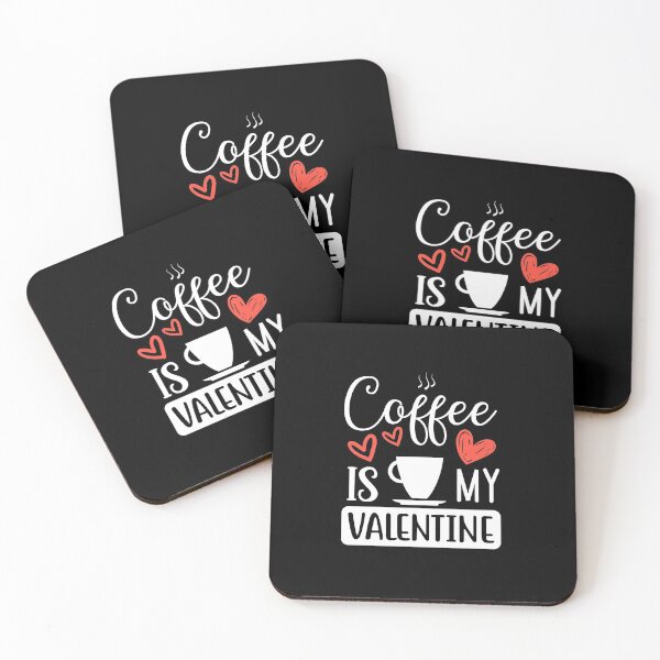 Item preview, Coffee is my Valentine designed and sold by sketchypages.