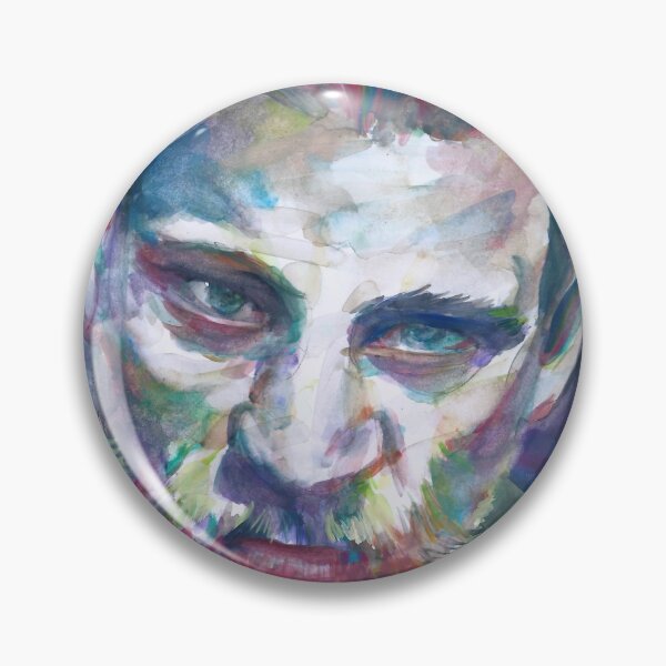 Item preview, RAINER MARIA RILKE - watercolor portrait .6 designed and sold by lautir.