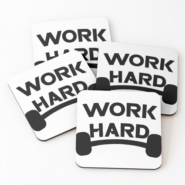 Item preview, work hard fitness  designed and sold by THE OTAKU SHOP.