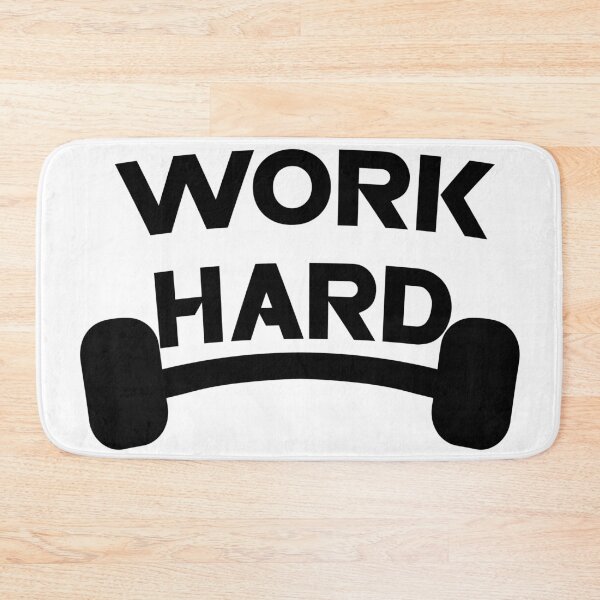 Item preview, work hard fitness  designed and sold by THE OTAKU SHOP.