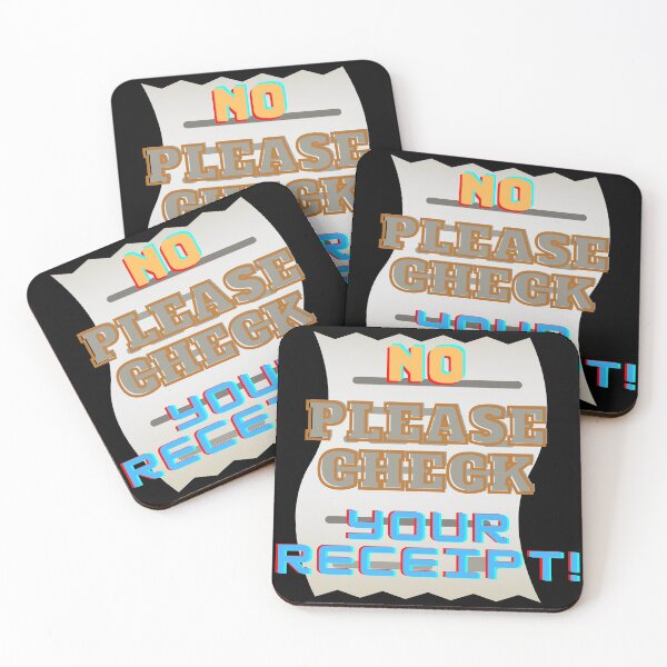 Item preview, No please check your receipt! designed and sold by Viktor Kabbach.